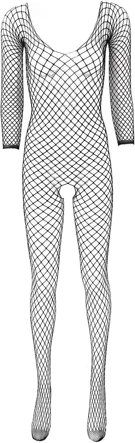 full body fishnet|Amazon.com: Full Body Fishnet Bodysuit.